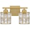 Quoizel Gibson Bath 2 Lights Aged Brass GIB8613AB - alternate 3